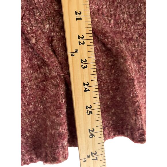 Lark‎ Lane Size Small Red Knit Toggle Button Sweater - Picture 7 of 7